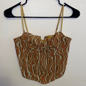 urban outfitters corset top